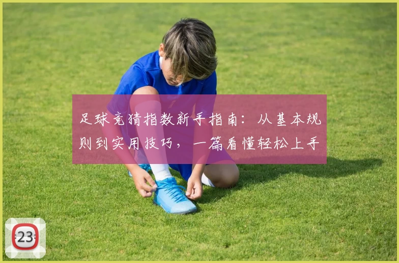足球竞猜指数新手指南:从基本规则到实用技巧,一篇看懂轻松上手